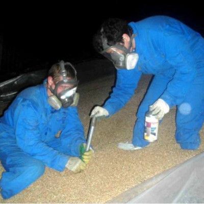 Фумигация зерна в складах